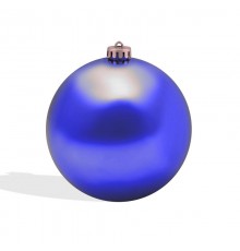 Елочная фигура Шар матовый 15 см, цвет синий  502-303  NEON-NIGHT