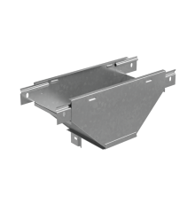 Т-ответвитель переходник 50х500-200 мм верт. c разворотом трассы на 90 град "ПЛЮС" (нчм)  TDPSplus90-50-500-200  КМ-профиль