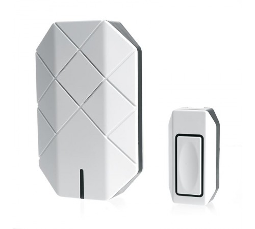 Звонок электрический дверной, (30 мелодий), белый, E-377  41433  FERON