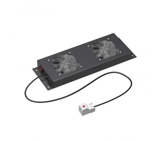 Потолочный модуль 2 вентилятора с термостатом для крыши 600 RAL9005  R5VSIT6002FTB  DKC