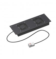 Потолочный модуль 2 вентилятора с термостатом для крыши 600 RAL9005  R5VSIT6002FTB  DKC