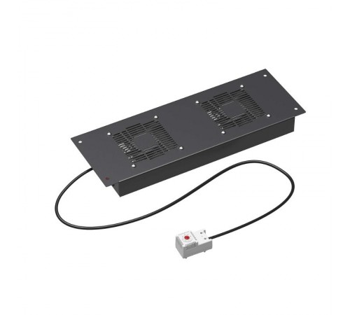 Потолочный модуль 2 вентилятора с термостатом для крыши 600 RAL9005  R5VSIT6002FTB  DKC