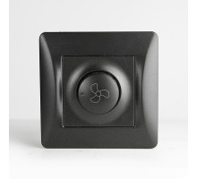 Регулятор скорости вентилятора поворотный, 220-250V, 300VA (антрацит)  201163  SPL