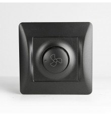 Регулятор скорости вентилятора поворотный, 220-250V, 300VA (антрацит)  201163  SPL