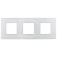 SKANDY Рамка 3-местная SK-F33S металл серебряный   SK-M32-M-K23  IEK