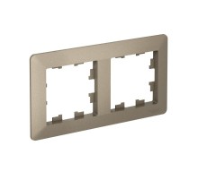 AtlasDesign Air Рамка 2-ая, Шампань / Дымчатый Черный  ATN220502  SE