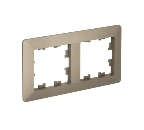 AtlasDesign Air Рамка 2-ая, Шампань / Дымчатый Черный  ATN220502  SE