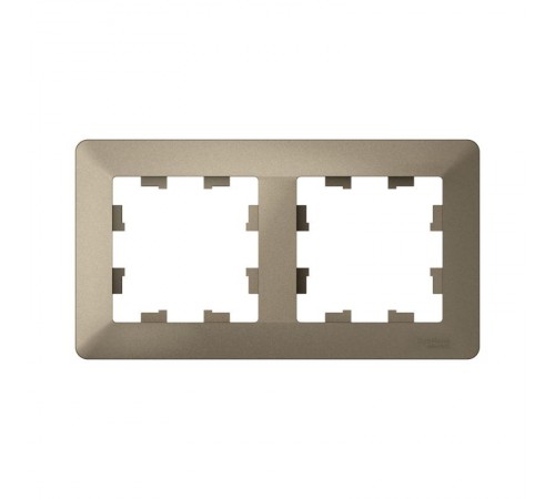 AtlasDesign Air Рамка 2-ая, Шампань / Дымчатый Черный  ATN220502  SE