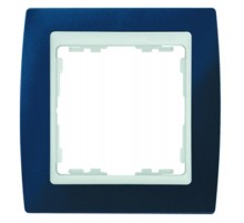 Simon 82 Рамка декоративная, 2 поста, S82, синий-белый  82622-64  Simon