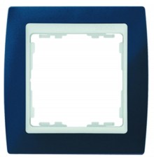 Simon 82 Рамка декоративная, 4 поста, S82, синий-белый  82642-64  Simon