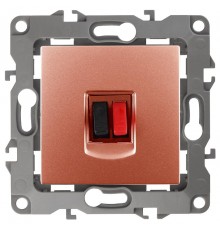 Розетка аудио 12-3111-14  медь  Б0027459  ЭРА