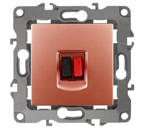 Розетка аудио 12-3111-14  медь  Б0027459  ЭРА