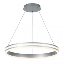 Светильник светодиодный подвесной декоративный 60W, 4200Lum, 4000K, IP20, серебро AL5888 SHINNING RING  41697  FERON