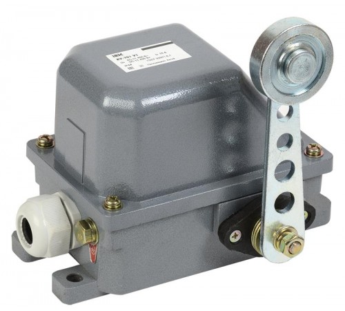 КУ-701 У1, рычаг с роликом, 10А, IP44, 2 эл. цепи   KV-1-701-1  IEK