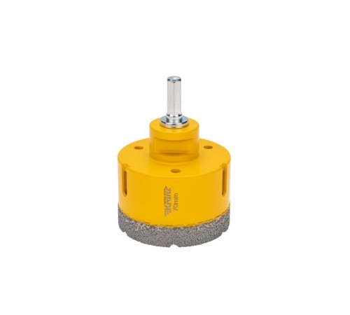 Коронка алмазная профессиональная по керамограниту и железобетону М14, 70мм, для УШМ  KR-92-1026  Kranz