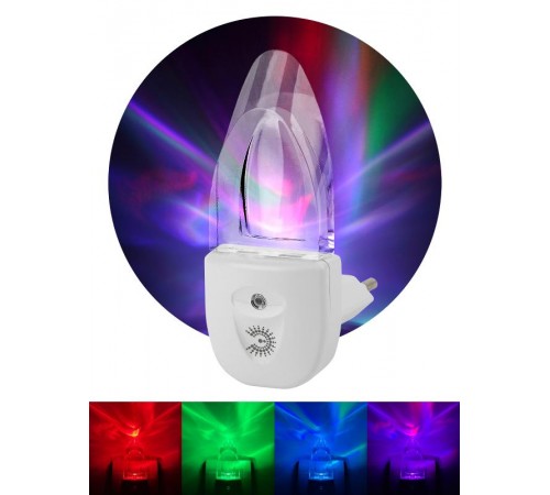 Ночник NN-618-LS 0,5Вт светодиодный белый  Б0019102  ЭРА