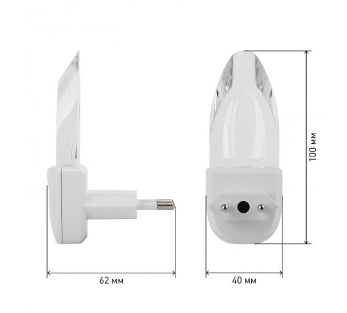 Ночник NN-618-LS 0,5Вт светодиодный белый  Б0019102  ЭРА