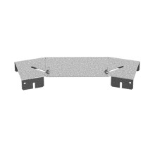 Крышка к повороту горизонтальному регулируемому к лотку 300, толщ. 1,0 мм, Сендзимир цинк, 020033  КПГР-300-1,0-СЦ   Ostec