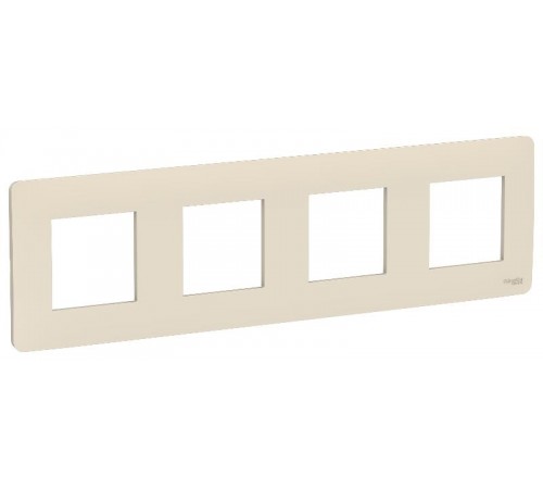 Unica Studio Бежевый Рамка 4-ая  NU200844  Schneider Electric