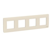 Unica Studio Бежевый Рамка 4-ая  NU200844  Schneider Electric