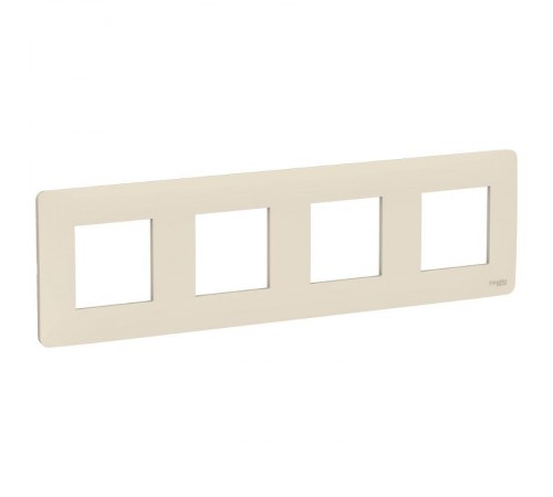 Unica Studio Бежевый Рамка 4-ая  NU200844  Schneider Electric