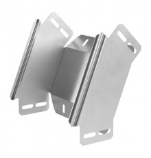 Угол вертикальный внешний 90 градусов Стандарт INOX (AISI 304) 200х80  PR16.2995  Промрукав