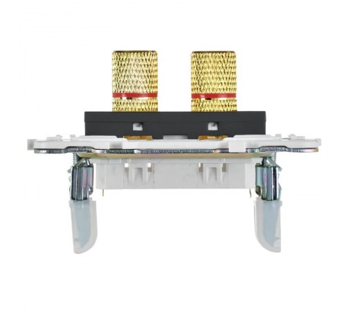 SKANDY Аудиорозетка 4-местная SK-A01G графит  SK-S40-K53  IEK