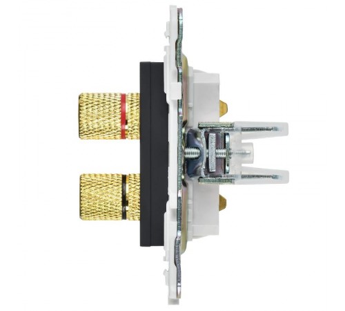 SKANDY Аудиорозетка 4-местная SK-A01G графит  SK-S40-K53  IEK