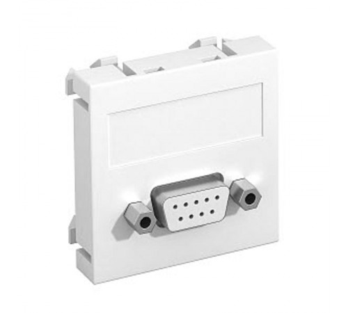 Мультимедийная рамка D-Sub9 Modul45 (серебристый) (MTG-DB9 S AL1)  6104640  OBO Bettermann