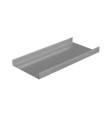 Лоток неперф. 80х500х1,0 L2000 мм "Стандарт ПЛЮС" INOX304  LNEplus80-500-1.0-2000 INOX304  КМ-Профиль