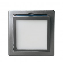 Simon 82 Накладка на ориентационный светодиодный светильник (регулирует направление луча), S82 Detail алюмини  82036-93  Simon