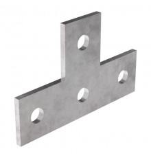 Пластина Т-образная 4 отверстия HDZ  PR08.8801  Промрукав