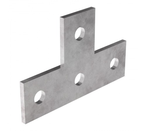 Пластина Т-образная 4 отверстия HDZ  PR08.8801  Промрукав
