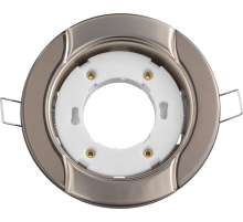 Светильник встраиваемый под лампу GX53 NGX 93 057 NGX-R8-007-GX53 (Волна черный хром-жемчуг)  93057  Navigator