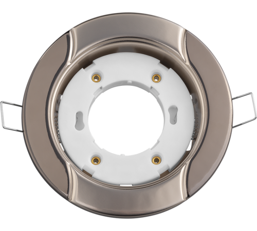 Светильник встраиваемый под лампу GX53 NGX 93 057 NGX-R8-007-GX53 (Волна черный хром-жемчуг)  93057  Navigator
