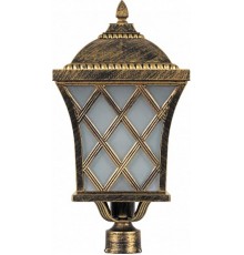 Светильник садово-парковый PL4065 100W 230V E27 235*235*465мм черное золото (на столб)  11443  FERON