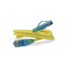 PC-LPM-UTP-RJ45-RJ45-C6-0.3M-LSZH-YL Патч-корд U/UTP, Cat.6 (100% Fluke Component Tested), LSZH, 0.3 м, желтый  230195  Hyperline