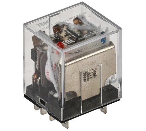 Реле РЭК77/3(LY3) с индикацией 10А 24В DC   RRP10-3-10-024D-LED  IEK