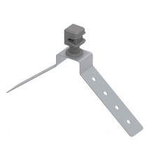 Держатель пластиковый на угловой конёк, гор. цинк, 394060  МД-060-ГЦ   Ostec