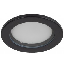 Светильник встраиваемый  влагозащищенный  KL95 SBK SET 5 GX53 IP44 черный набор 5шт  Б0070921  ЭРА