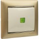 Valena Сл. кость Выключатель 1-клавишный с подсветкой  774310  Legrand