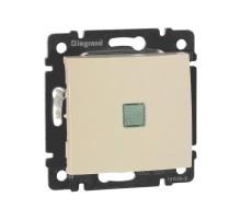 Valena Сл. кость Выключатель 1-клавишный с подсветкой  774310  Legrand