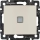 Valena Сл. кость Выключатель 1-клавишный с подсветкой  774310  Legrand