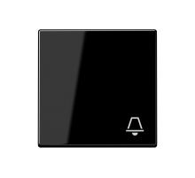 Клавиша с символом "звонок"; черная  A590KSW  Jung