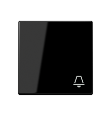 Клавиша с символом "звонок"; черная  A590KSW  Jung