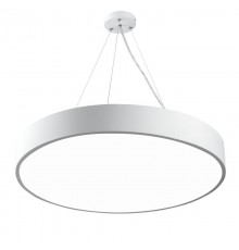 Светильник светодиодный Geometria Ring SPO-132-W-40K-088 88Вт 4000К 6000Лм IP40 800*800*80 белый подвесной  Б0050560  ЭРА