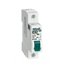 Выключатель автоматический без теплозащиты однополюсный ВА-103М 1P 32А характеристика C 6кА  12505DEK  Dekraft