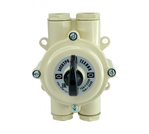 ПВ 4-16 М1 пл. 56 (16А, пластмассовый корпус, IP56), выключатель пакетный (ЭТ)  ET002667  Электротехник