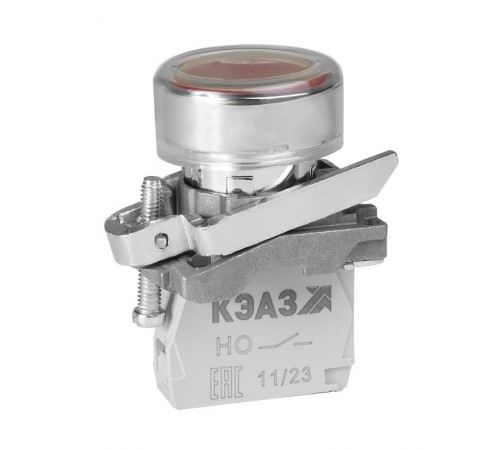 Кнопка КМЕ4210мС-красный-1но+0нз-цилиндр-IP65 284285  КЭАЗ