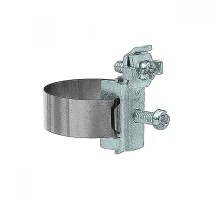 Хомут заземления ленточный 20-165 мм, медь никелированная91323Ezetek